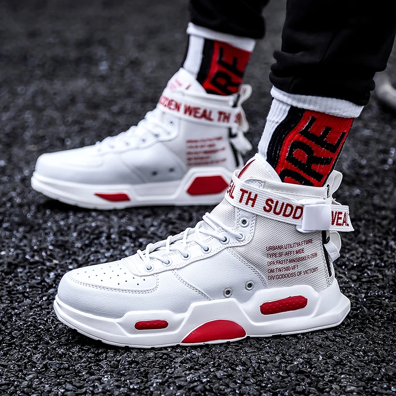 high top fashion sneakers