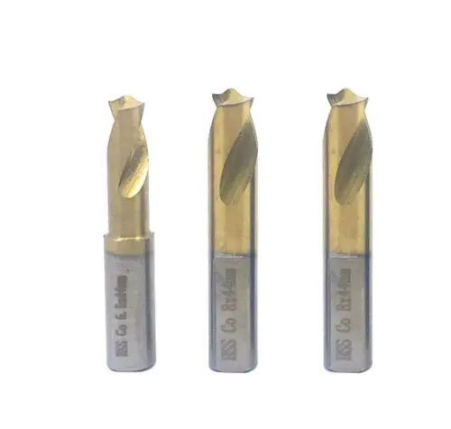 

3PC HSCO TITANIUM Air SPOT WELD CUTTER DRILL BIT Coating Bit 8mm 5/16" 1/4