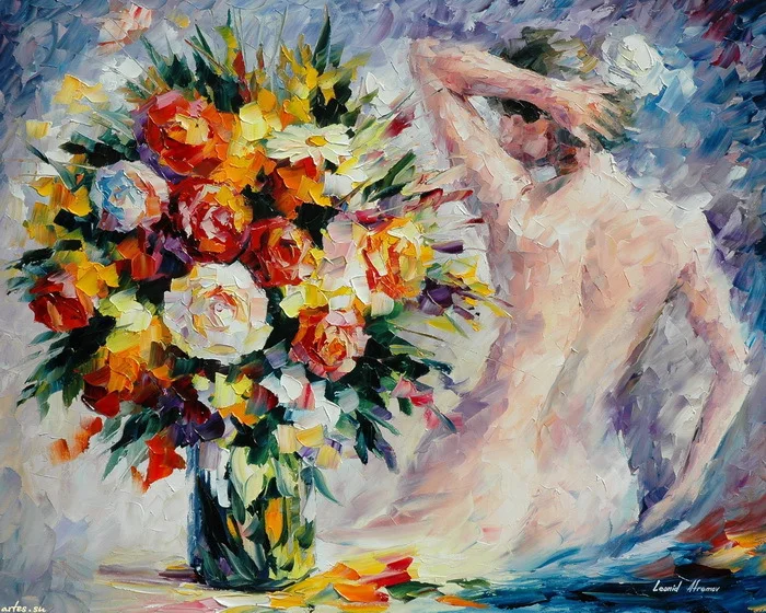 

Framed painting by numbers for home decor canvas painting picture oil painting for living room 4050 girl and flower