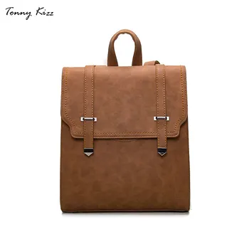 

Tonny Kizz vintage backpack women leather bagpack travel backpack students school bags for teenage girls mochila feminina çanta