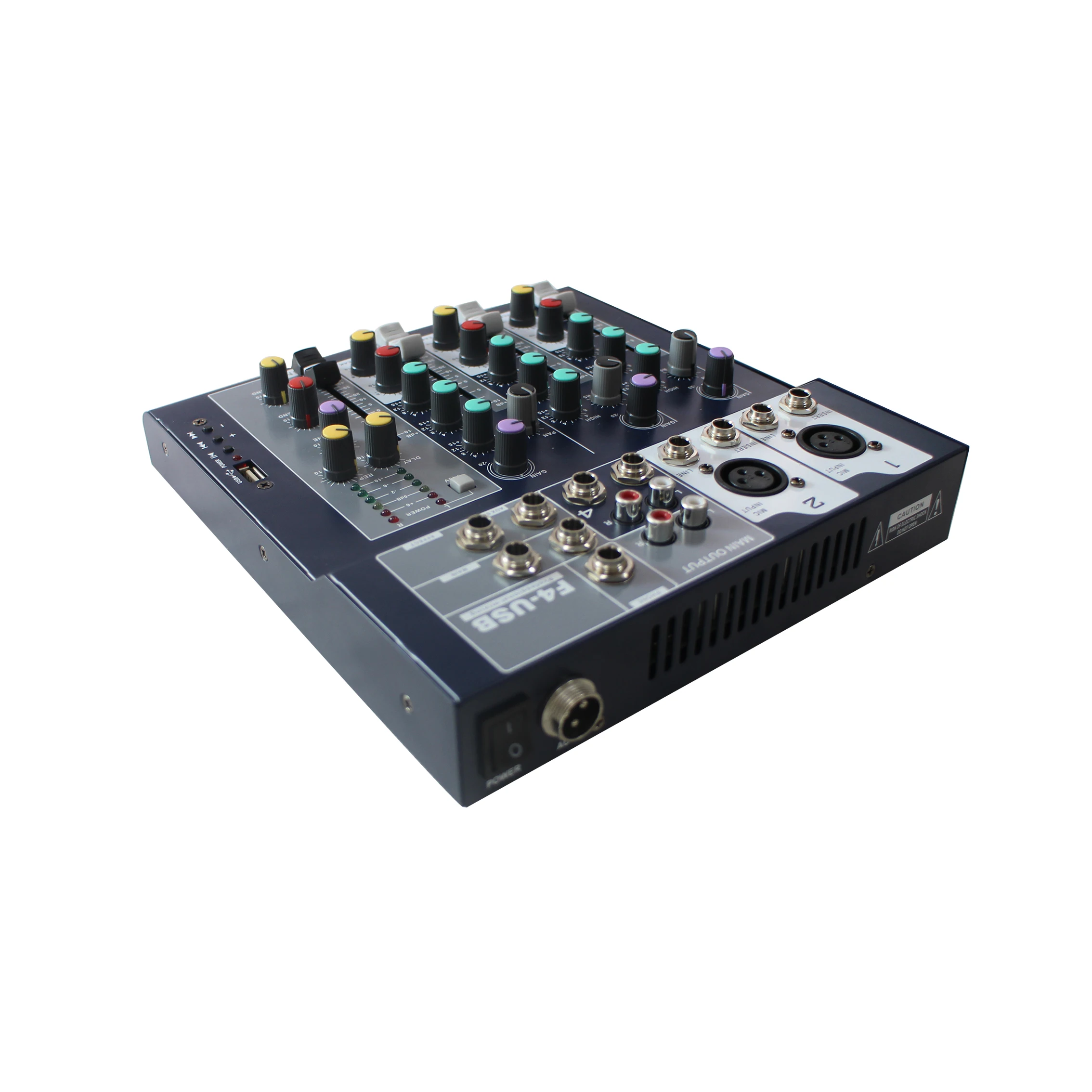 721042 15w 4 channel mini pa analog USB audio
