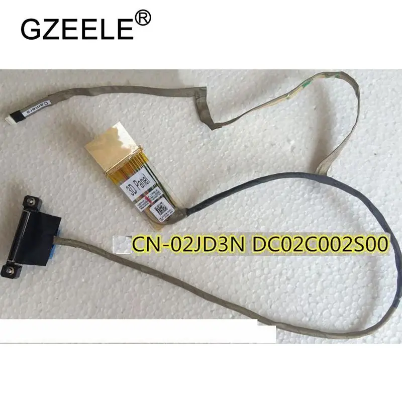 GZEELE для Dell Alienware M17x R4 3D 40Pin 120 Гц ЖК-дисплей шлейф 2JD3N 02JD3N DC02C002S00