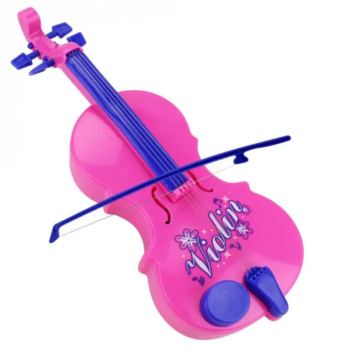 Новая симуляция скрипки игрушка 4 струны Музыкальные инструменты развивающий подарок для детей