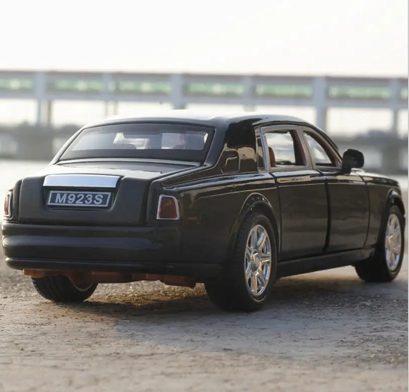 1:24 игрушечный автомобиль отличного качества Rolls-Royce Phantom Металлический Игрушечный Автомобиль из сплава литые машины и игрушечные транспортные средства Модель автомобиля игрушки для детей