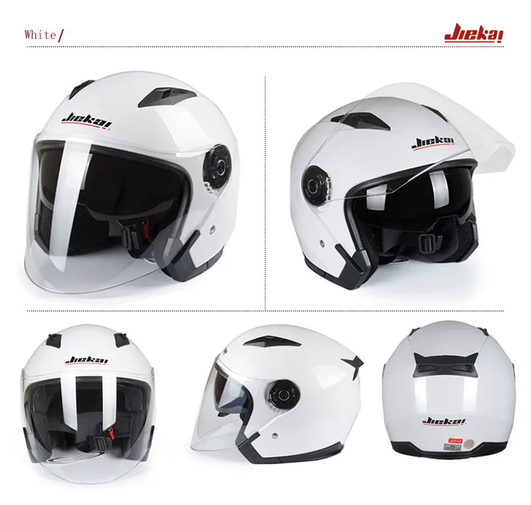 JIEKAI 512 Half Face Flip Up Electronic Motorcycle Hemet With Inner Sun Visor Motorbike Helmets Dual Lens Moto Casque Casco13
