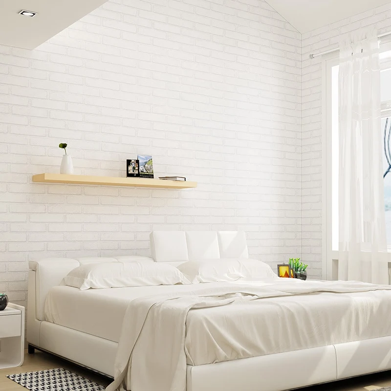 Modern Brick Pattern Vinyl Wallpaper