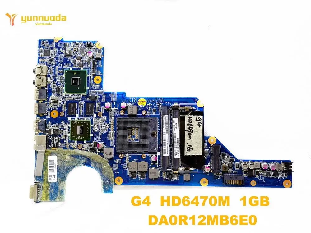 

Оригинальная материнская плата для ноутбука HP G4 G4 HD6470M 1 ГБ DA0R12MB6E0 протестирована хорошая бесплатная доставка