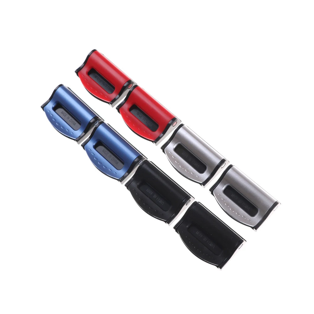 2pcs/lot 4Colors Universal Car Seat Belts Clips Safety Adjustable Auto