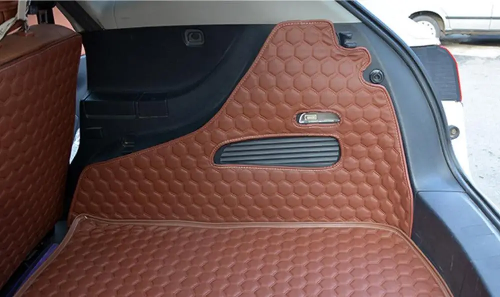 Коврик для багажника из волоконной кожи luxgen 7 2013 2014 2015 2016 2017 2018 автомобильные