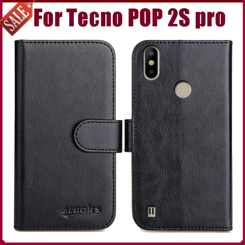 

Luxury Flip Leather Case for Tecno POP 2S pro Case 100% Special Wallet Cover Funda Card Holder Mobile Phone Bag