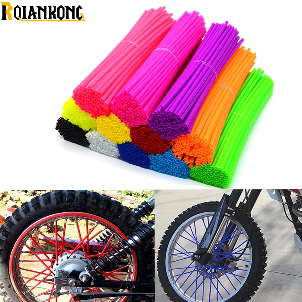 

36Pcs Wheel RIM Spoke Skins Sticker Accessories Motocross Dirt Bike For SUZUKI DR200 DR250 DRZ125 DRZ400 E L R S SE SM Z RM125