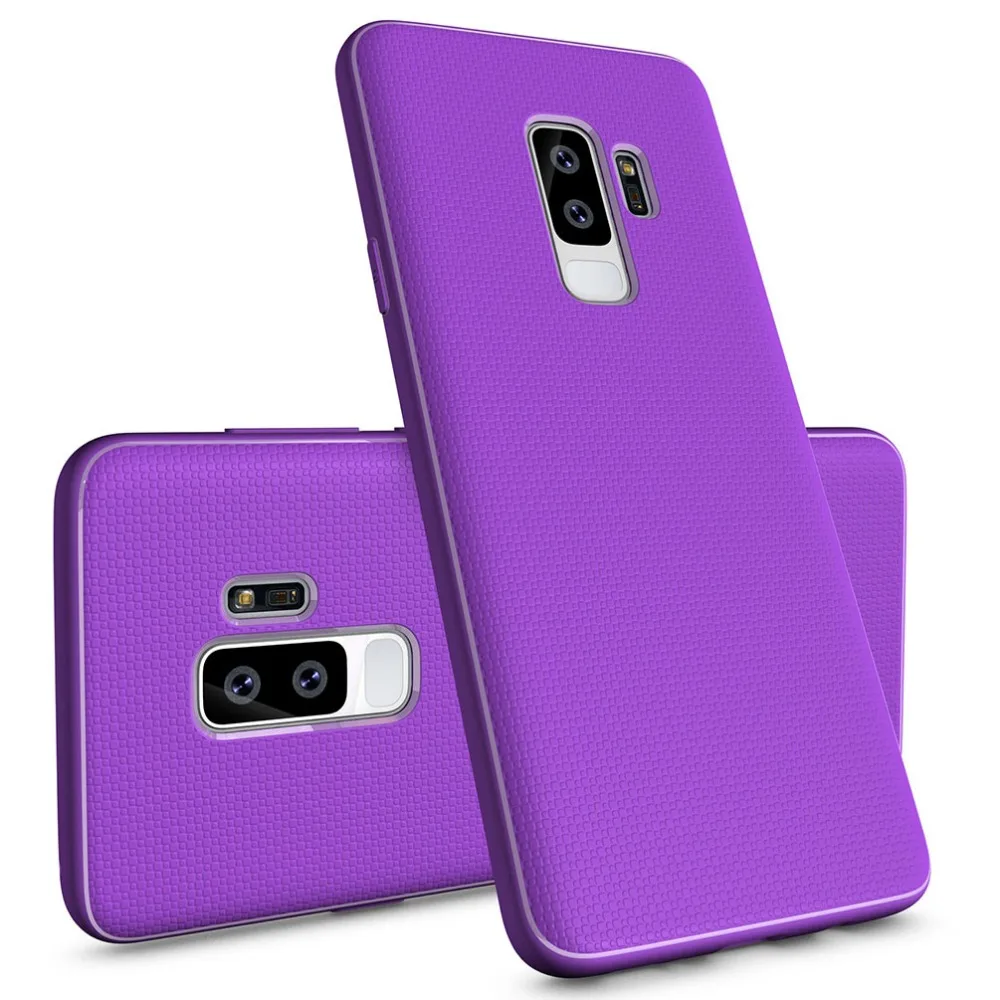 Для Samsung Galaxy S9 Plus чехол легкий полностью защитный тонкий матовый кожа S 9 мягкий