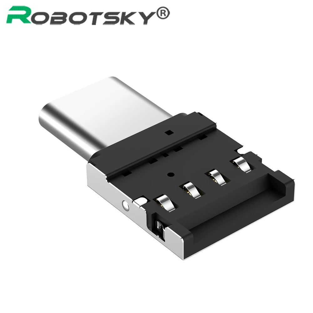 

Robotsky OTG USB 3.0/2.0 Type-C Converter USB Type C Adapter USB C USB for Samsung Huawei Macbook U Disk Type C OTG Converter