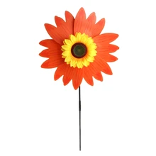 Красочная ветряная мельница в виде подсолнечника, детские игрушки для украшения дома и сада