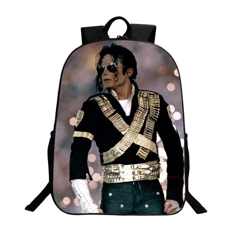 

Student Backpacks DIY Michael Jackson BAD Moonwalk Billie Jean Luxury Printing Cool Children School Bags For Boys Men Book Bag