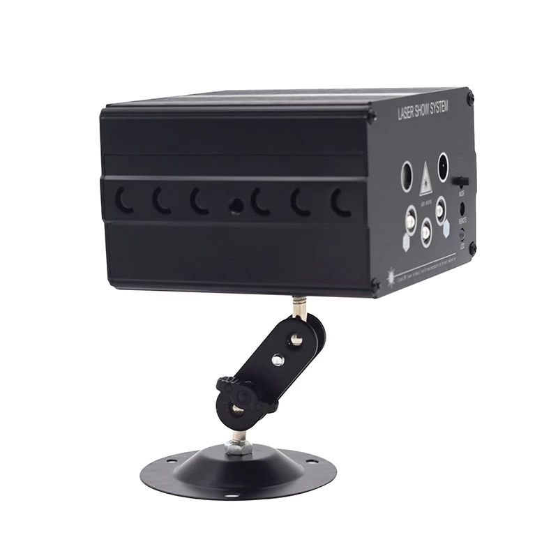 Najtaniej YSH Disco światła 5 wiązki 48 wzór LED Laser projektor laserowy Christmas party oświetlenie DJ aktywowane głosem Disco Xmas na ślub