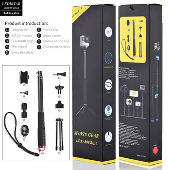

EastVita For Phone Camera GoPro Extendable Selfie Stick suit Bluetooth Potable Tripod Selfie Stick For Cameras cell phone r20