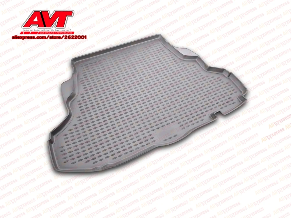 

Trunk mats for Mitsubishi Galant 2004- sedan 1 pcs rubber rugs non slip rubber interior car styling accessories