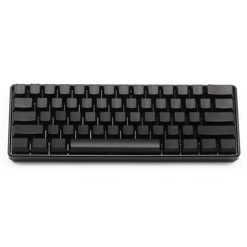 

Blank Black keycap Thick PBT ANSI OEM 61 Keys for DZ60 GH60 cherry mx Mechanical Keyboard