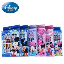 18 цветов милые Kawaii Микки Минни радужные мелки Дисней безопасность нетоксичные школьные принадлежности для рисования художественные принадлежности для детей