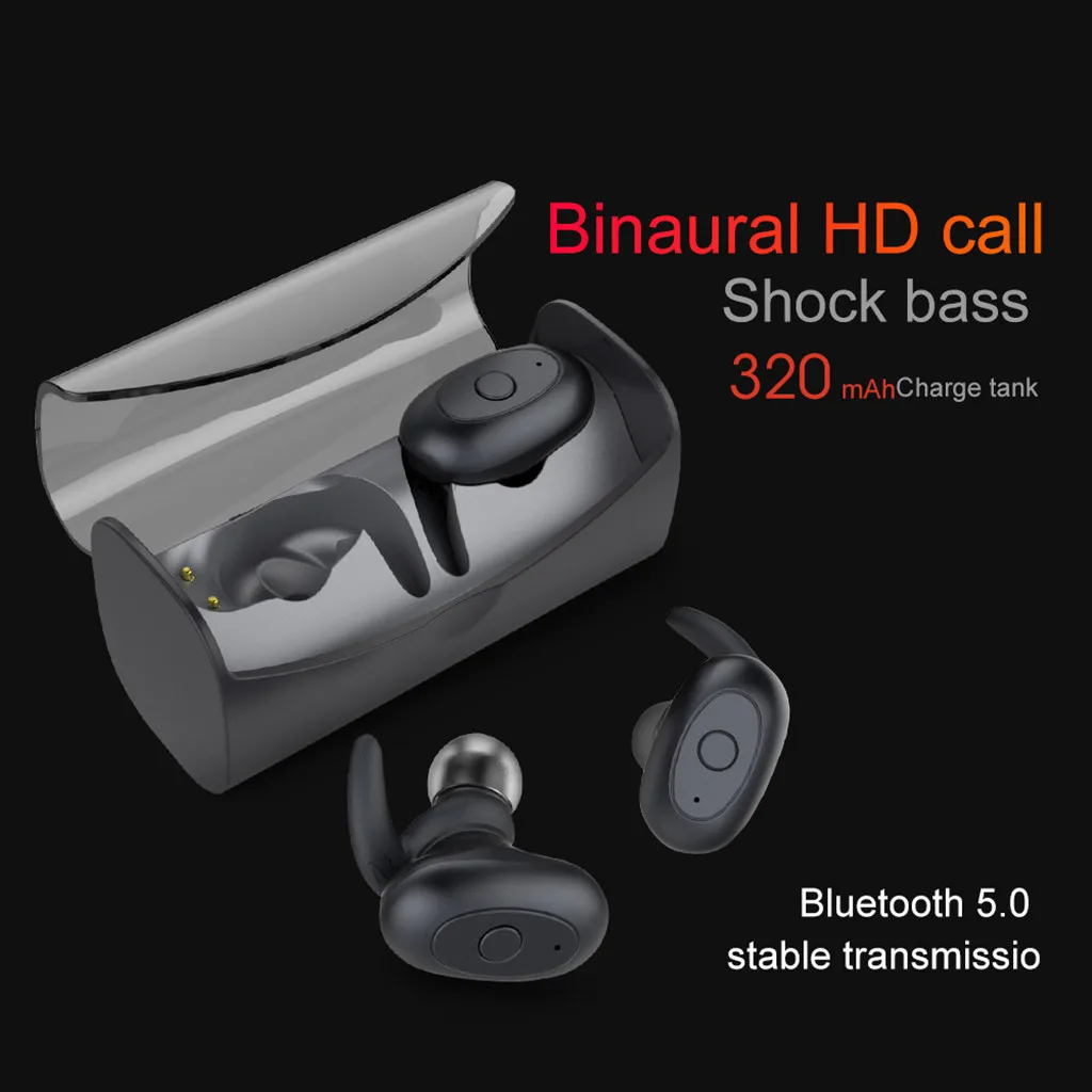 Bluetooth наушники Близнецы Беспроводная Bluetooth 5,0 стерео гарнитура наушники-вкладыши Наушники с микрофоном для samsung S10 L613