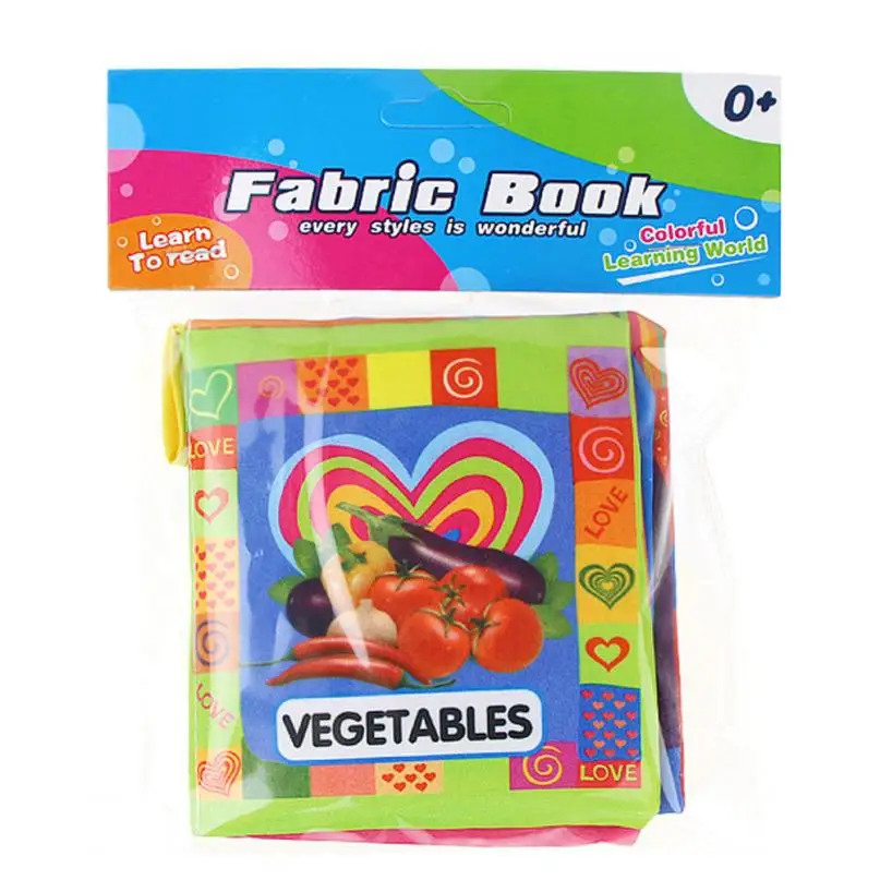 

#5001 Soft New Cloth Baby Intelligence Development Learn Picture Cognize Book