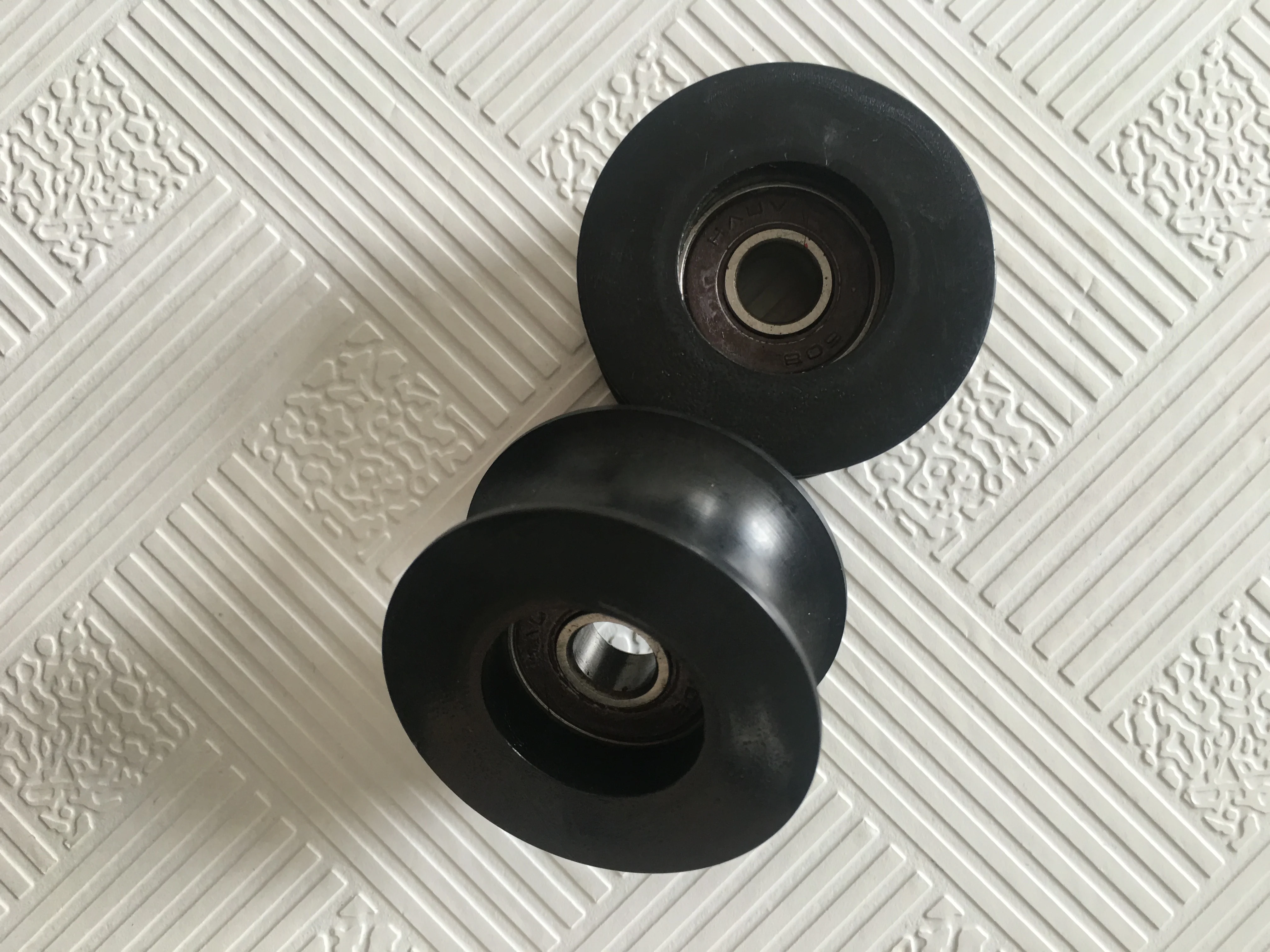 Free shipping 2PCS 0840UU U Groove pulley ball bearings 8x40x20.7mm