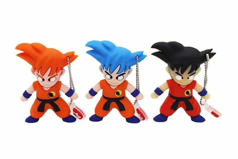 JASTER goku модель флешки 4 Гб 64 ГБ 16 ГБ 32 ГБ мультфильм Dragon Ball usb флеш-накопитель usb 3,0 Милый U диск Брелок карта памяти подарок