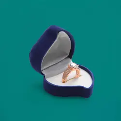 Лидер продаж 20 шт кольцо подставка для серьг и ювелирных изделий случае обручальное кольцо Органайзер с красные, синие ткань в качестве