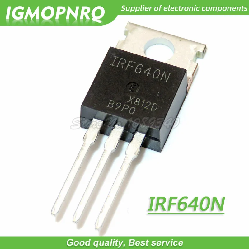 2PCS IRF640N IRF640 MOSFET N-CH 200V 18A TO-220  NEW GOOD QUALITY T39 