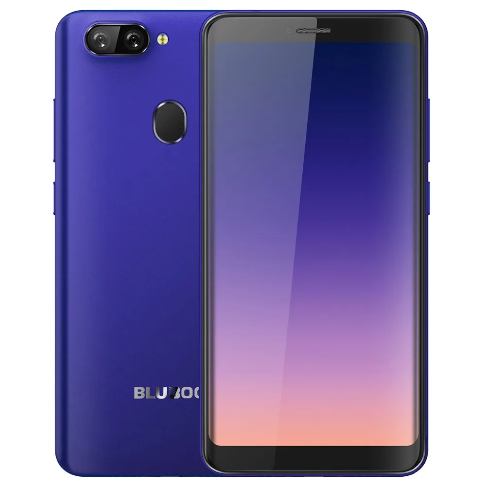 Bluboo D6 Android 8,1 2 Гб 16 Гб 5,5 дюймов мобильный телефон 2700mAhFace разблокировка отпечатков пальцев ID 3g WCDMA с двумя сим-картами смартфон