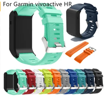 

100pcs For Garmin vivoactive HR Silicone Smart Watch Band Wrist Strap Bracelet Adjustable Stylish Replacement Band Accessory