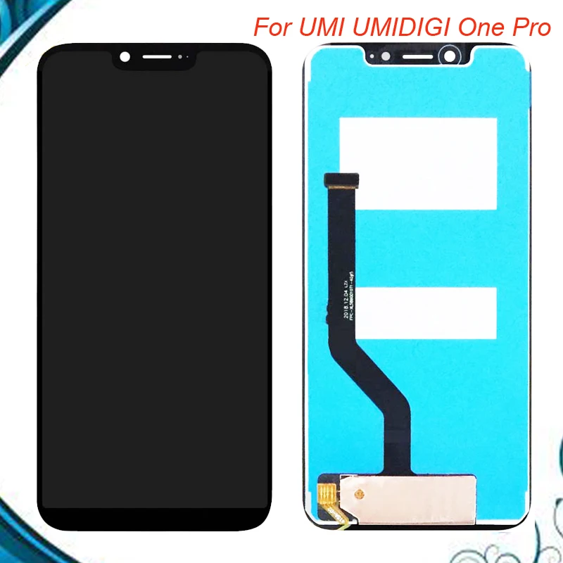 5," черный для UMI UMIDIGI One Pro ЖК-дисплей с кодирующий преобразователь сенсорного экрана в сборе запасные части для UMI Umidigi One