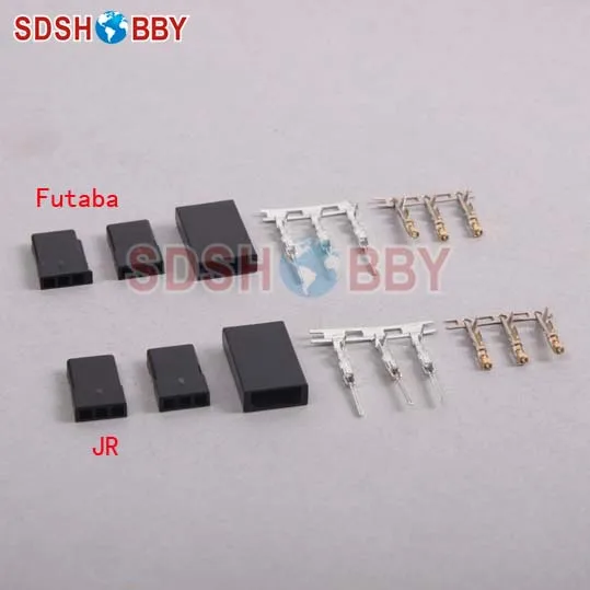 

DIY Futaba/ JR Type 3 Pin Servo Battery Connector/Plug Set (Female and Male)