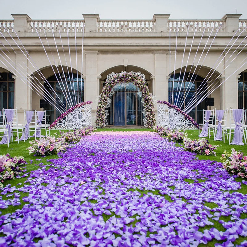 

2019 100Pcs Rose petals wedding decoration artificial flowers silk flower decoration decorative flowers and wreaths Rose Petals