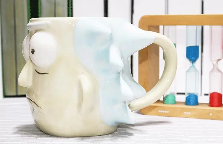 3D Рик и Морти кофейные кружки керамические чашки и кружки Забавный мультфильм Марка креативная посуда для напитков чашка