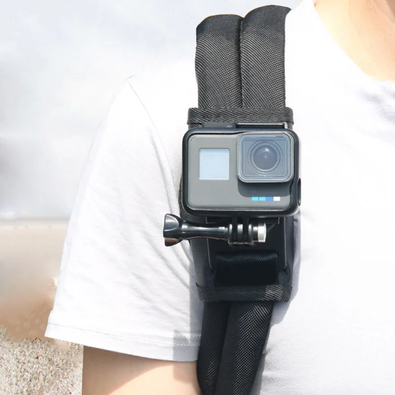 Держатель рюкзака для верховой езды кронштейн держатель для GoPro Hero 4 5 6 Спортивная камера Открытый FH99