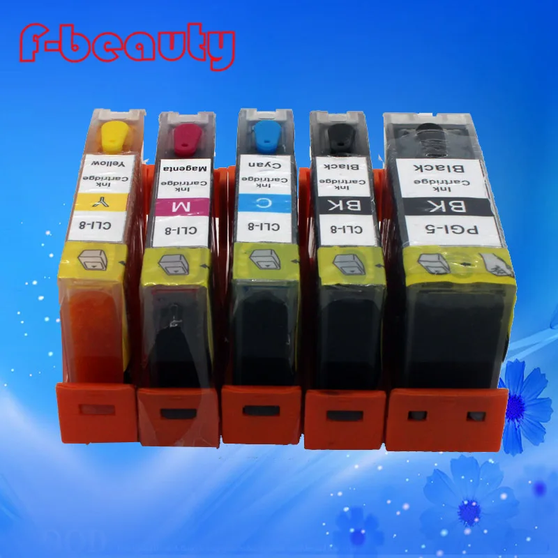 

High quality New ink cartridge compatible for Canon IP4200 IP3300 IP4300 IP4500 IP5200 with chip 5BK (4pcs)