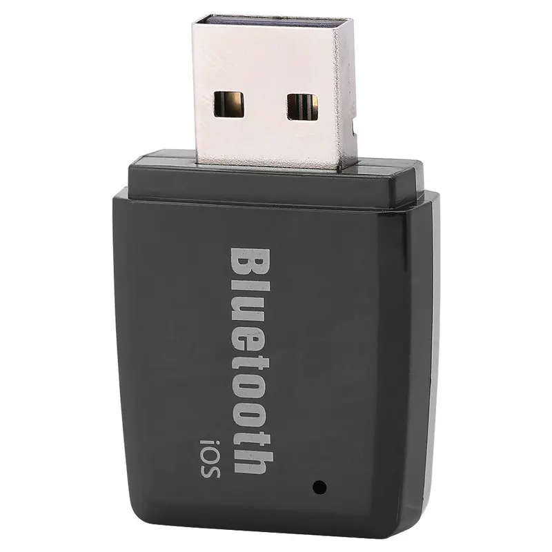 Портативный USB Bluetooth 4,1 музыкальный приемник беспроводной стерео аудио адаптер автомобильный комплект для IOS Android смартфон планшет ПК черный белый