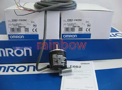 

DHL/EMS 2 PCS New for OM-RON Rotary Encoder E6C2-CWZ6C 600P/R E6C2CWZ6C -D1