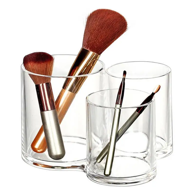 

New Clear Acrylic Multipurpose Makeup Brush Holder Makeup Accessory Organizer Container