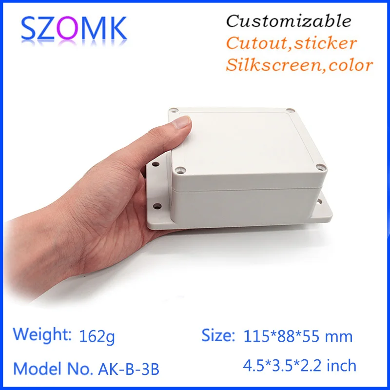 IP65 waterproof plastic enclosure for electronics instrument housing case plastic waterproof device box  (1)