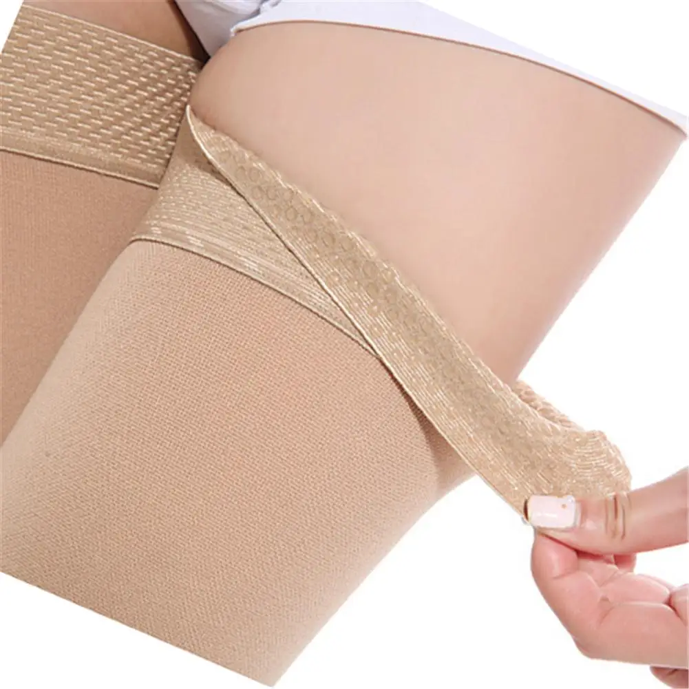 Joelho Meias de Silicone Anti-slip Meias Perna