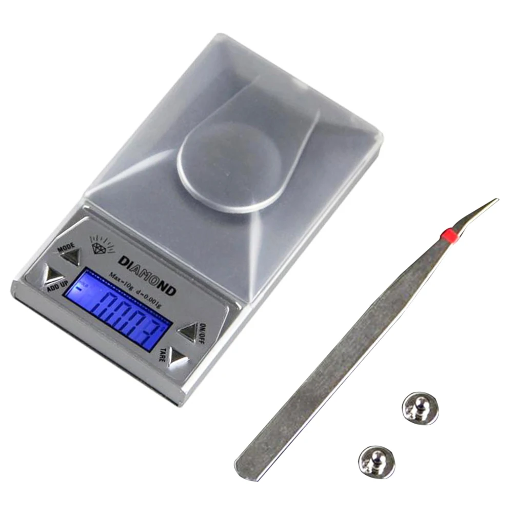 

Set of 50g 0.001g High Precision Jewelry Scale Small Lab Gold Balance Electronic Digital Jewelry Scale Grams
