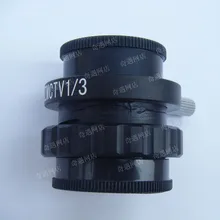 1/3CTV CCD Microscopio Microscopio Accesorios Conector puede Conectar con el Ordenador portátil o la TV