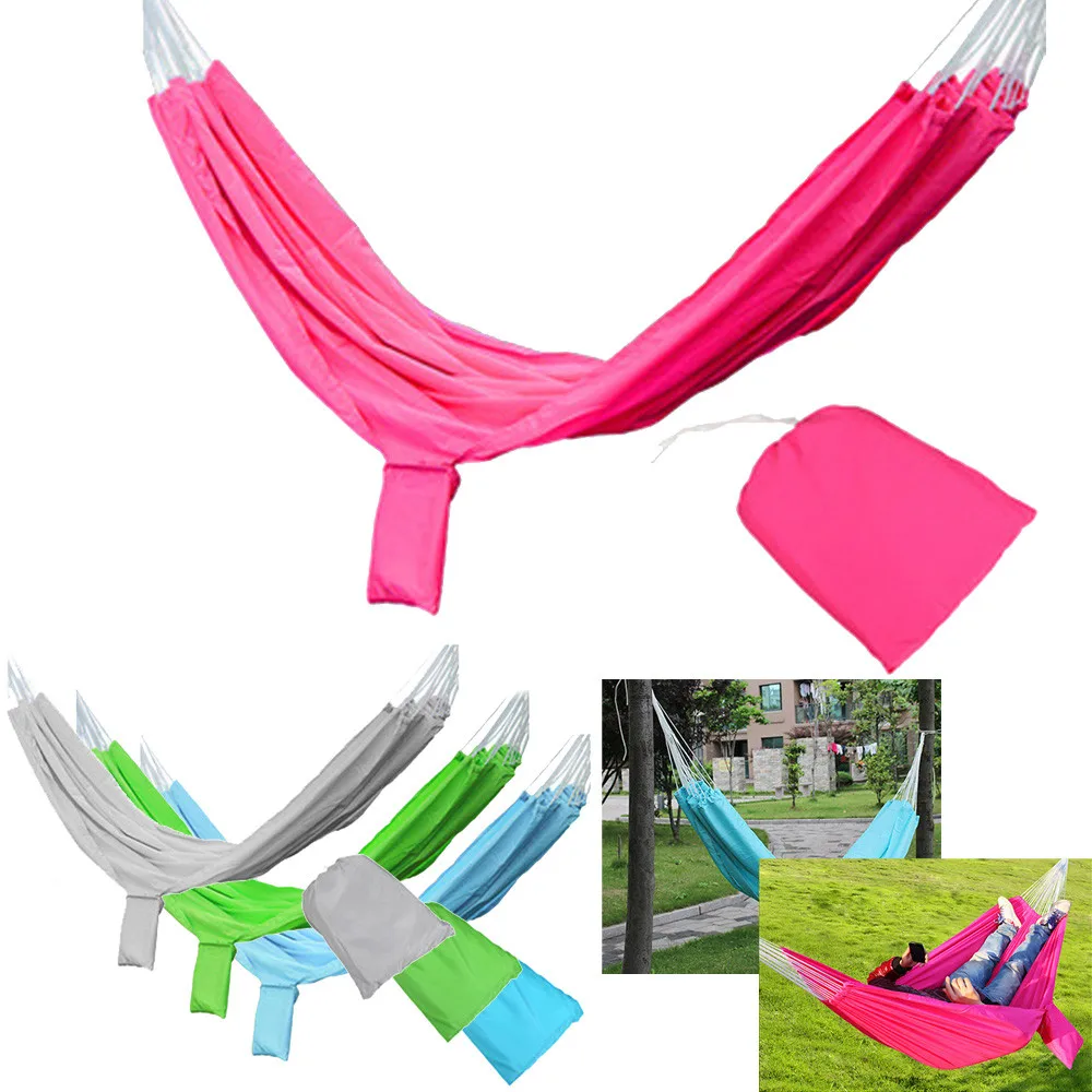 

2017 New Hot Sale High Quality Cotton Outdoor Leisure Breathable Double Hammocks Ultralight Camping Hammock