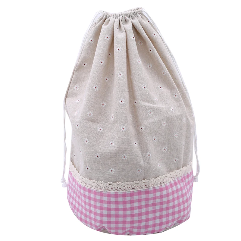 New Dust Cover Hot Sell Pastoral Style Lattice Water Dispenser Dust Cover Cotton Cloth 3 Colors