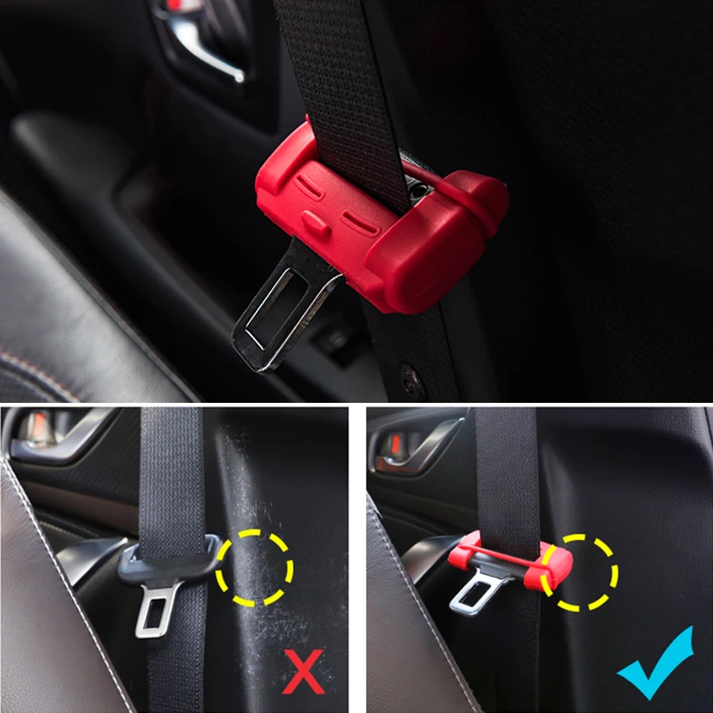 Car Seat Belt Buckle Cover Clip For Alfa Romeo 159 Giulietta 147 156 Mito GT Giulia Stelvio Brera Safety Seats Protection | Автомобили и