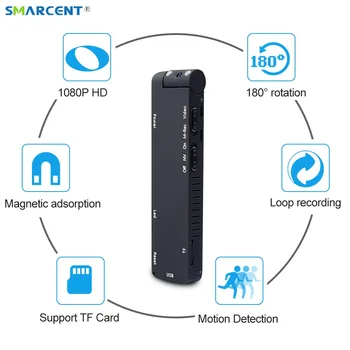 

Mini Sport Camera HD 1080P Camcorder Flashlight Car DVR Infrared Cam Video Recorder Support TF Card DV Camera