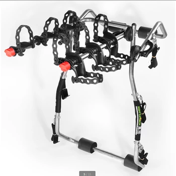 

Car Frame Rear Cycling Bike Bicycle Rack Universal Multi-function Stain-less Steel Hold 3 Bicyles Mount Carrier for All Cars